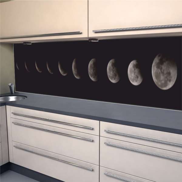 Küchenrückwand Mond