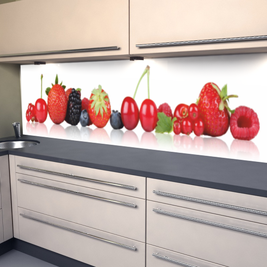 Küchenrückwand Beerenmix