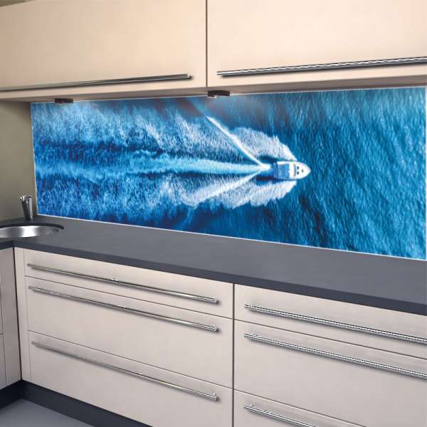Küchenrückwand Boat