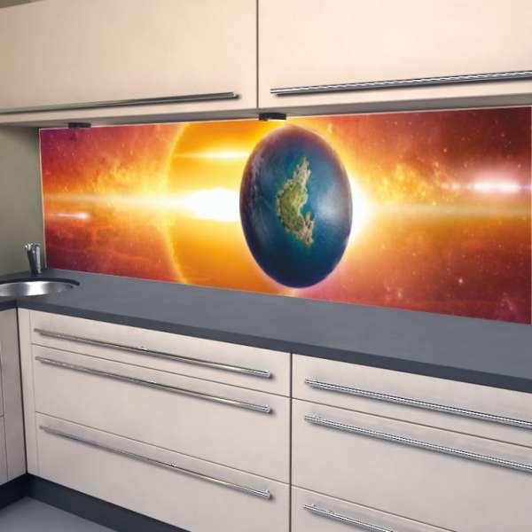 Küchenrückwand Erde 02